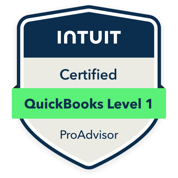 Certified QuickBooks Online ProAdvisor